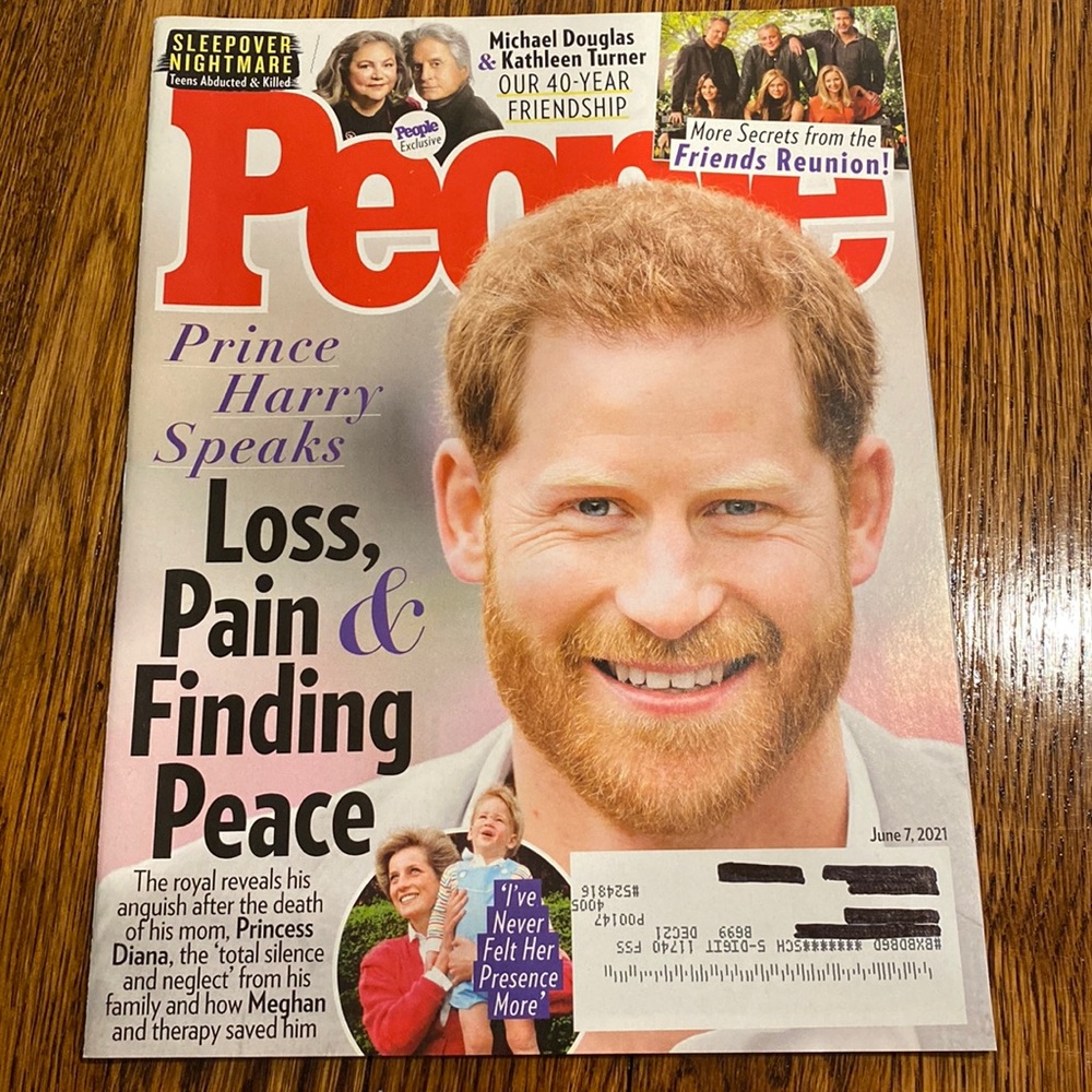People Magazine - June 7 2021 - Prince Harry - Michael Douglas - Friends Reunion
